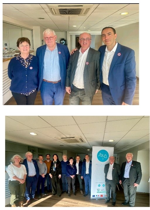 💦 Élu vendredi vice-président du <a href="/PoleAquaValley/">Aqua Valley</a> au d' une équipe renouvelée je suis  heureux de poursuivre mon engagement au sein du pôle de l'eau des régions #Sud et #Occitanie ou je représente <a href="/suez/">SUEZ</a> avec Melodie chambolle
#eau #AdaptationClimatique #PoledeCompetitivite
