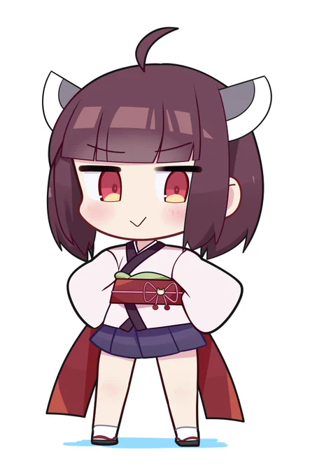 いつもより小さくデフォルメしてみたきりたん 