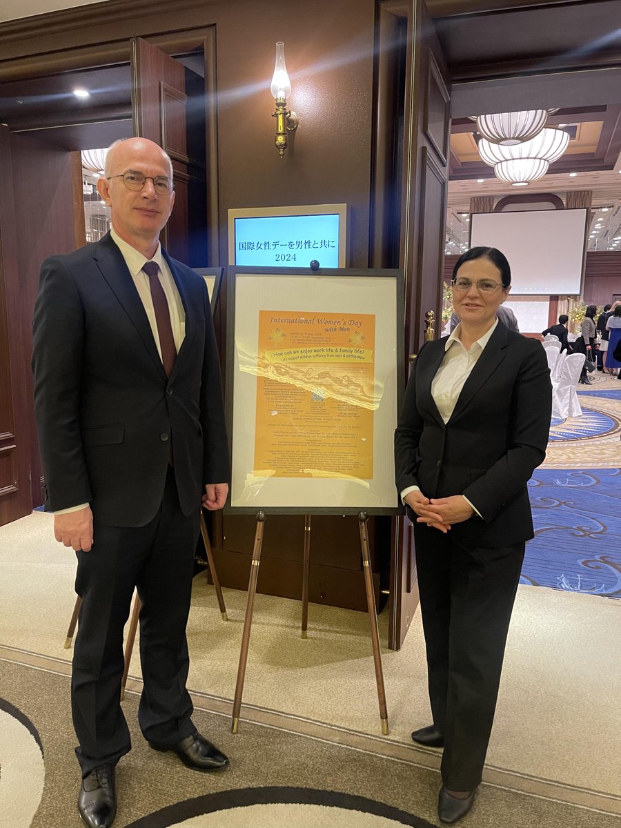 SabriKicmari's tweet photo. The Embassy of the Republic of Kosova  in Japan supported the International Women's Day event in Kobe city. The event was attended by Consul Generals from the USA, Australia, Germany, Italy, among others, based in Osaka. #InternationalWomensDay #KosovoEmbassyJapan #KobeEvent https://t.co/gqMwfuo1Oy