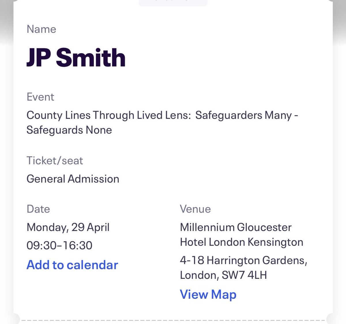 All booked up for @bespaceaware #CLThroLivedLens24 🤝

Looking forward to descending on London on April 29th to hear from a brilliant panel of speakers and FINALLY meet @bespaceaware ! 💚

Link 👇 for earlybird tickets 🎟️

eventbrite.co.uk/e/county-lines…