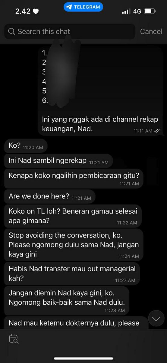 disguszt's tweet photo. 1.1.5:

Kita masuk ke gaji ya. Disini A mulai sadar bahwa dia korban manipulasi, gaslight, dan guiltrip. Sehingga ia tidak mau lagi membahas urusan di atas dan meminta HAK dia untuk gaji yang tidak pernah di tf (padahal perjanjian awal, A minta untuk gajian per dua minggu sekali) https://t.co/8ohsq2G82X