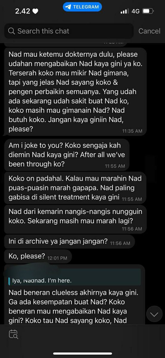 disguszt's tweet photo. 1.1.5:

Kita masuk ke gaji ya. Disini A mulai sadar bahwa dia korban manipulasi, gaslight, dan guiltrip. Sehingga ia tidak mau lagi membahas urusan di atas dan meminta HAK dia untuk gaji yang tidak pernah di tf (padahal perjanjian awal, A minta untuk gajian per dua minggu sekali) https://t.co/8ohsq2G82X