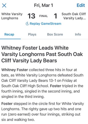 Game Recap. W. T. White win over South Oak Cliff 13-1 to move to 4-0 in District Play. Skills Video on SportsRecruits: bit.ly/3wp3jK1