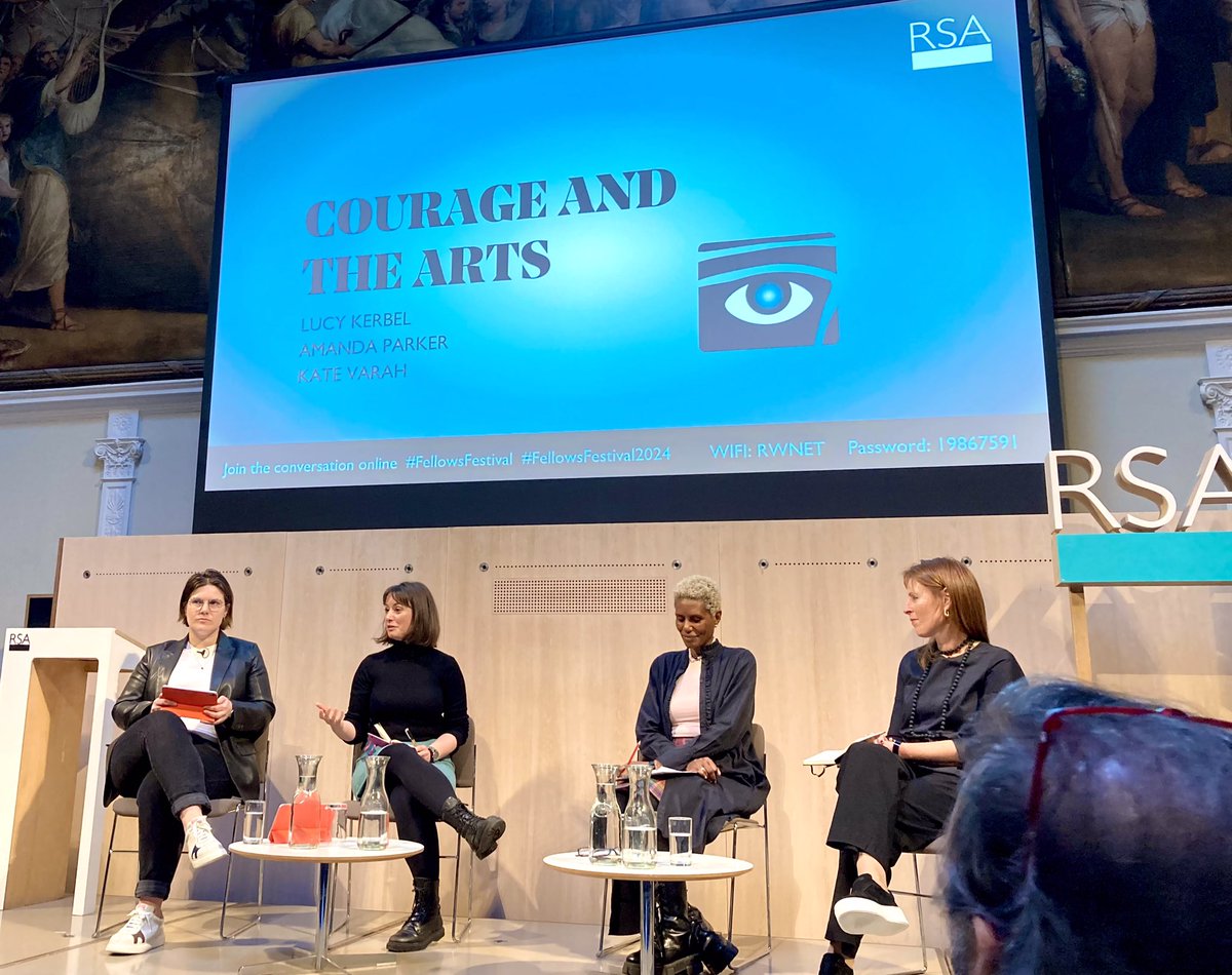 MaggyPigott's tweet photo. Thanks #RSA for inspiring #RSAFellowsFestival - courageous speakers including #KwameKweiArmah (“Our superpower is our #creativity”) @Sathnam & #TimSmit
“No matter what people tell you words and ideas can change the world” (Robin Williams)
And action!
#RSAFellowsFestival2024 https://t.co/WYSQrz9rEj
