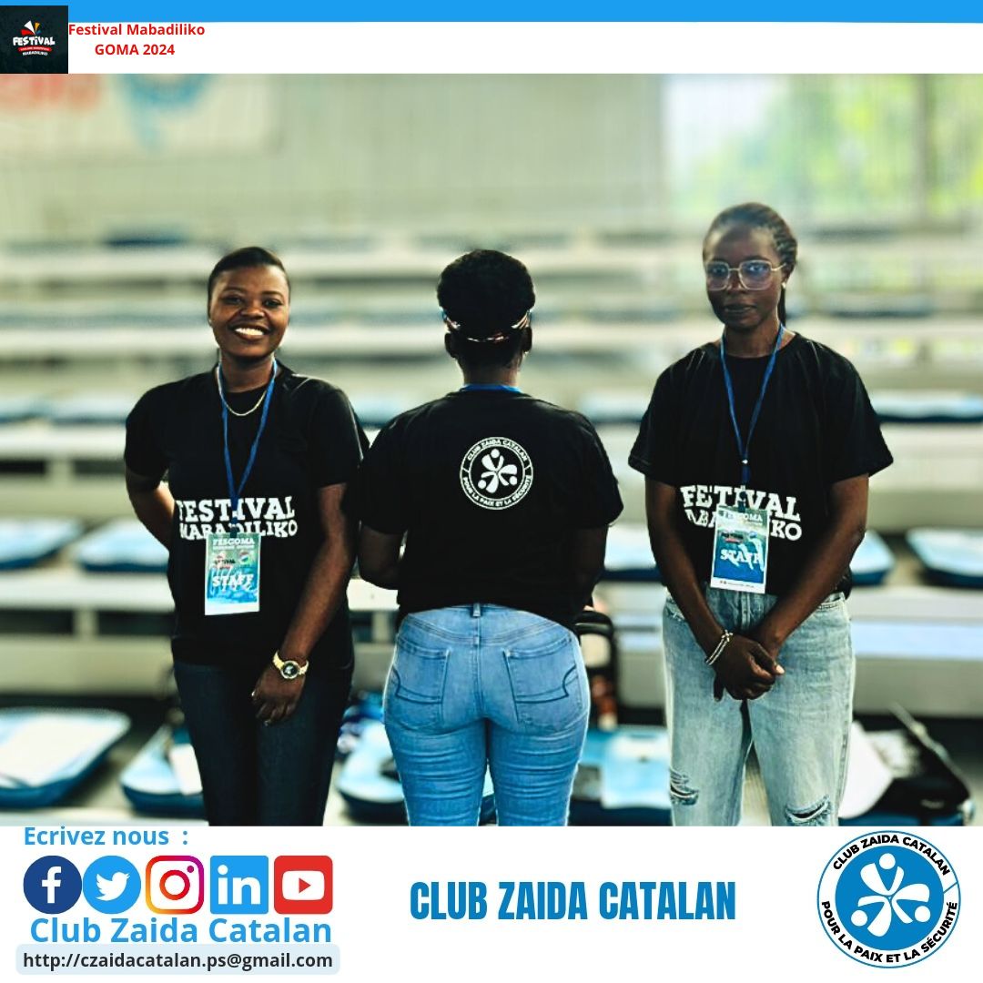 ClubZaidaC's tweet photo. C'est le grand jour!
Nous accueillons les eleves de 24 ecoles au Festival MABADILIKO où la science se met au service de la paix.Nous avons l'opportunité de rencontrer les jeunes femmes,d'échanger des idées et de partager un moment unique dédié à la consolidation de la paix. https://t.co/NKfgLgIL2N