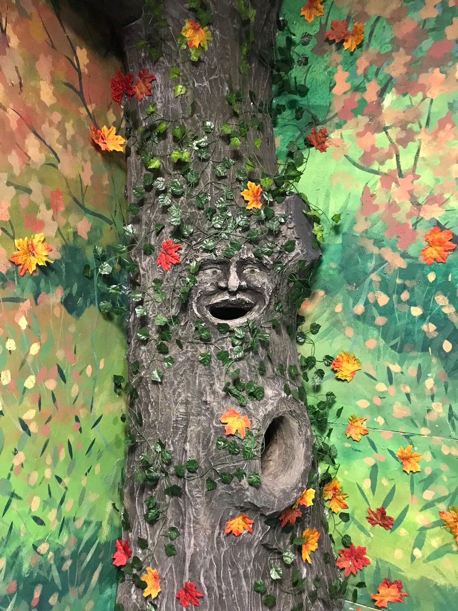 WOWEducationLtd's tweet image. We’ve recently installed a #worrytree in a school. Pupils write down their worries and post them away and the reason why the tree is smiling / happy is because it’s taking these worries away from the kids ( teachers get access to the letters via hole in the tree )