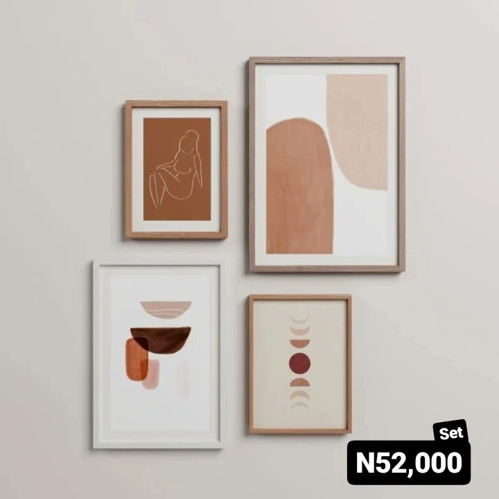 sadgframes's tweet image. The full set of 4 for N52,000

One chance offer...
Don't don't it
