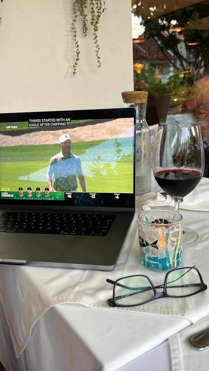 MikeKasem's tweet image. Now it’s Italian food and #LIVgolfbroadcast #LIVGolf