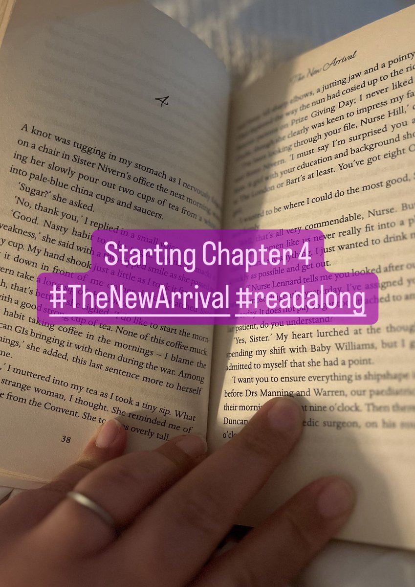 Starting chapter 4 of #TheNewArrival #readlong #amreading <a href="/NewArrivalBook/">Sarah Beeson MBE</a>