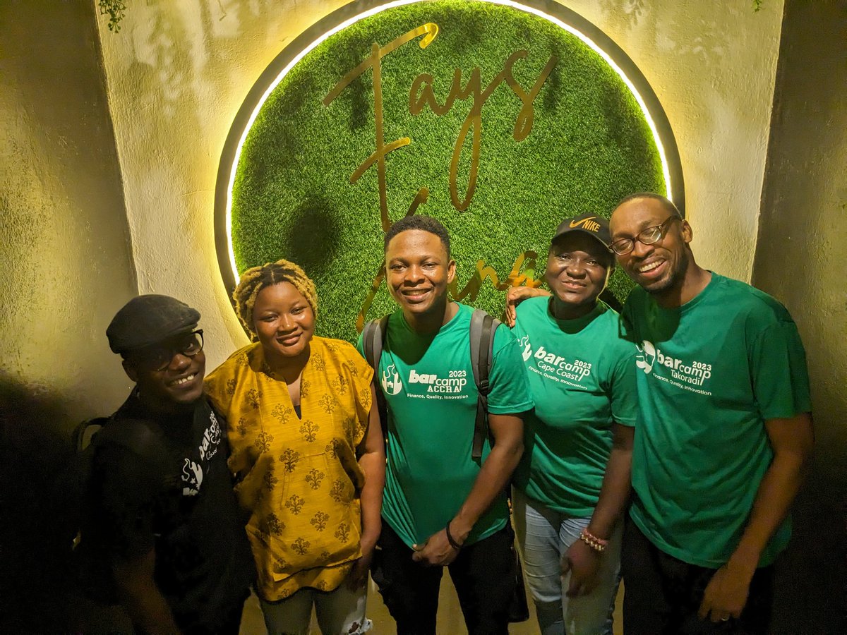 BcCapeCoast's tweet photo. After the #CapeCoastKonnect Meetup on Quality #MadeInGhana Products &amp; Services as part of #GhanaMonth, #HeritageMonth.
@KobbyAakuEphson Sabina Abuga⁩ Gideon Asmah⁩ @mcmrsmile @Obaapa Nyamekye Afriyie⁩ @_ObaapaNyamekye &amp; @Ato Ulzen-Appiah @Abocco.
#FaysLounge in #CapeCoast https://t.co/uk8xyEhV1L