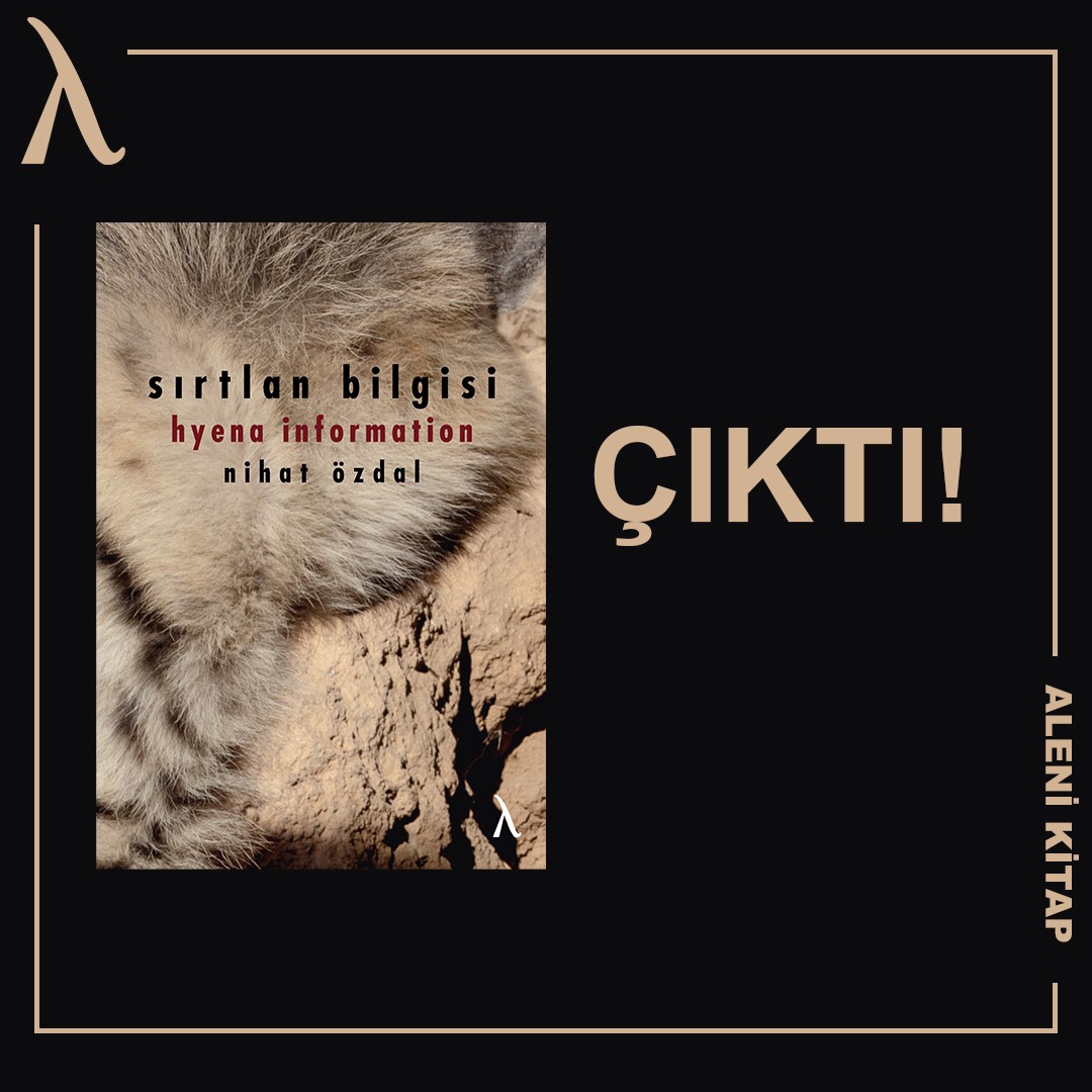 Nihat Özdal, Sırtlan Bilgisi

ÇIKTI!

Sipariş için link 👇
kitapyurdu.com/.../676442.htm…...

#nihatözdal #sırtlanbilgisi #alenikitap #sanat #edebiyat #yenikitap #çıktı #keşfet