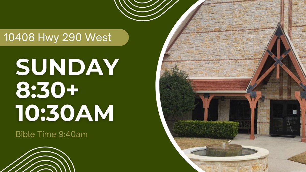 We invite you to join us in worship today!