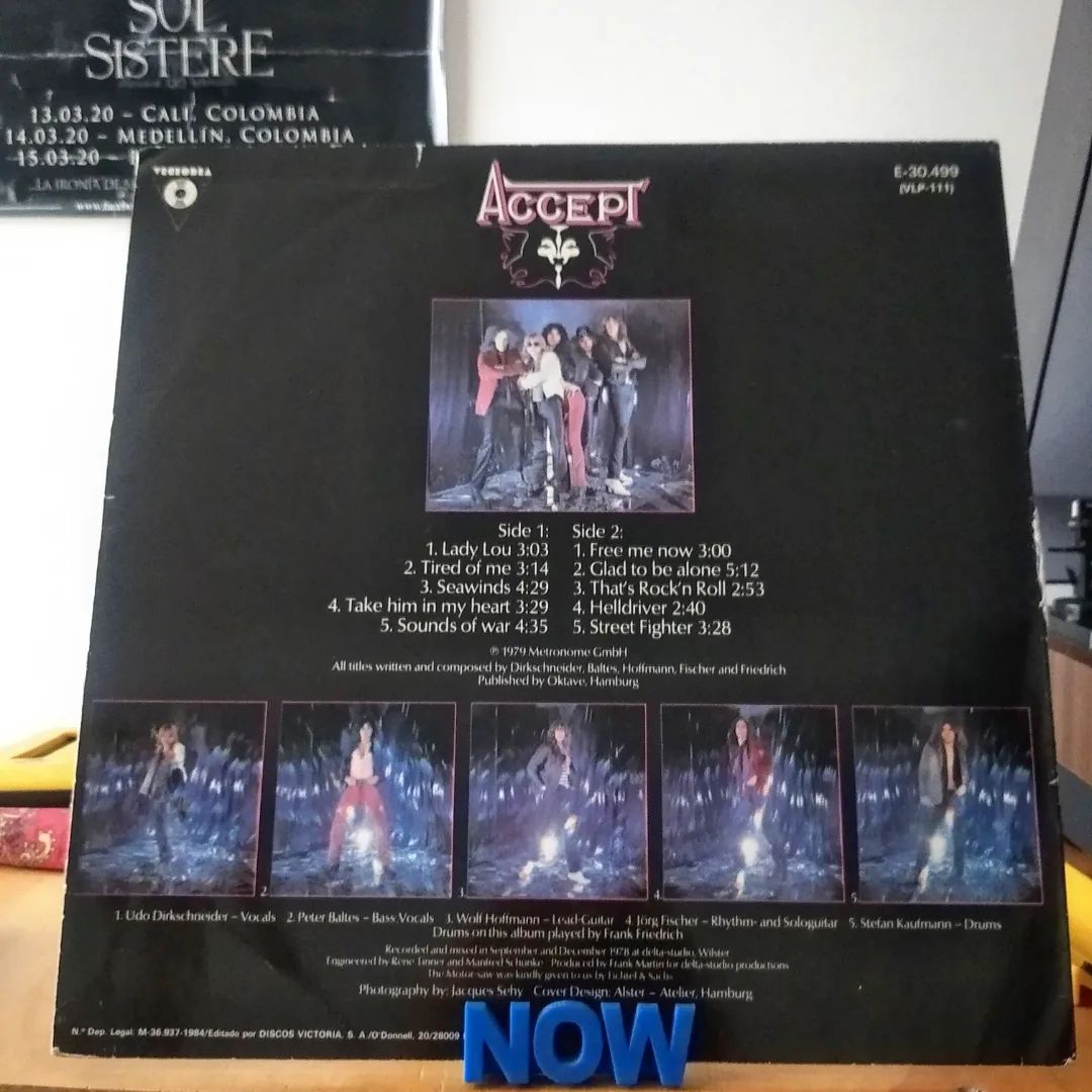 Accept- Accept-
🇩🇪1979 🇩🇪 album debut

#metalcollector #metalvinyl #metalcollection #accept #heavymetal #heavymetalvinyl #heavymetalvinyls