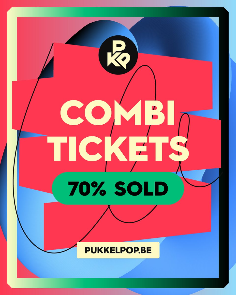 Attention Pukkelpoppers 📢! 70% of Combi tickets are sold. Poof gone. Just like that. Get your ticket now before it’s too late - pukkelpop.be