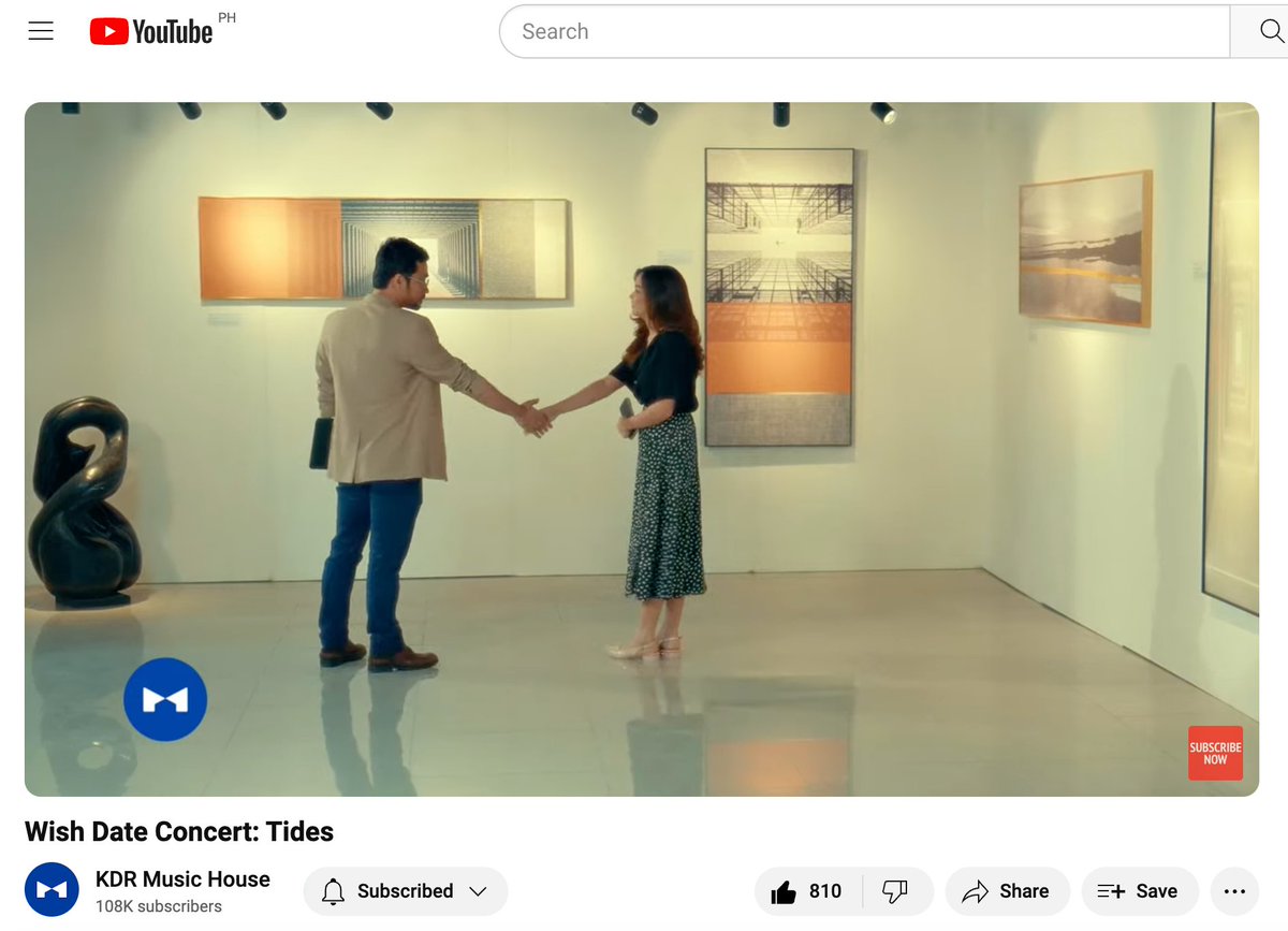 verybradryan's tweet photo. #WishDateTides — And it's began... are we seeing love bloom between the architect and the art curator? 

You can still catch the streaming here: https://t.co/qN36JJb3iB https://t.co/kT25rEd5kq