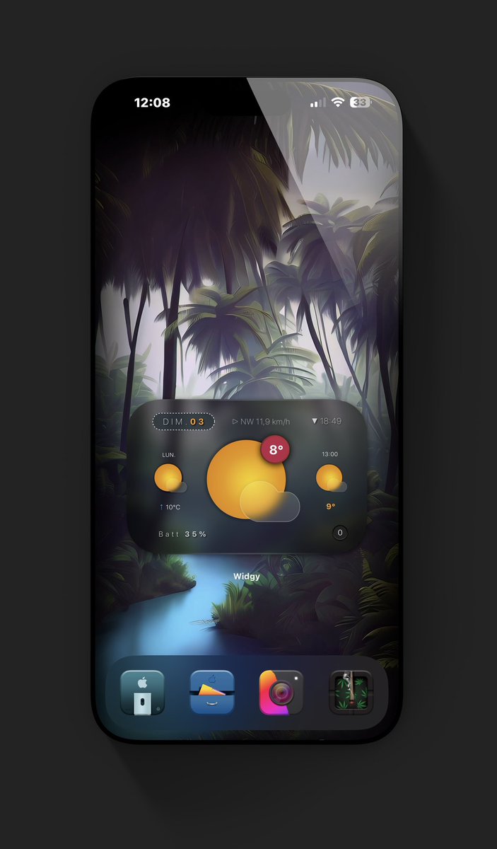 TeboulDavid1's tweet photo. Sunday work ❤️🌴🌴🌴
.
.
🕶️ SWA Wall app : https://t.co/6jeeAvrvME
☑️ Telegram : https://t.co/zZRL15EoAC
☑️ Icons @Attairdu57slm
.
.
@screenshot_pro
#iPhone15wallpaper
#iPhone15ProMax
#nojailbreak
#iOS1731
#Widgy https://t.co/nR2uFuBZYG