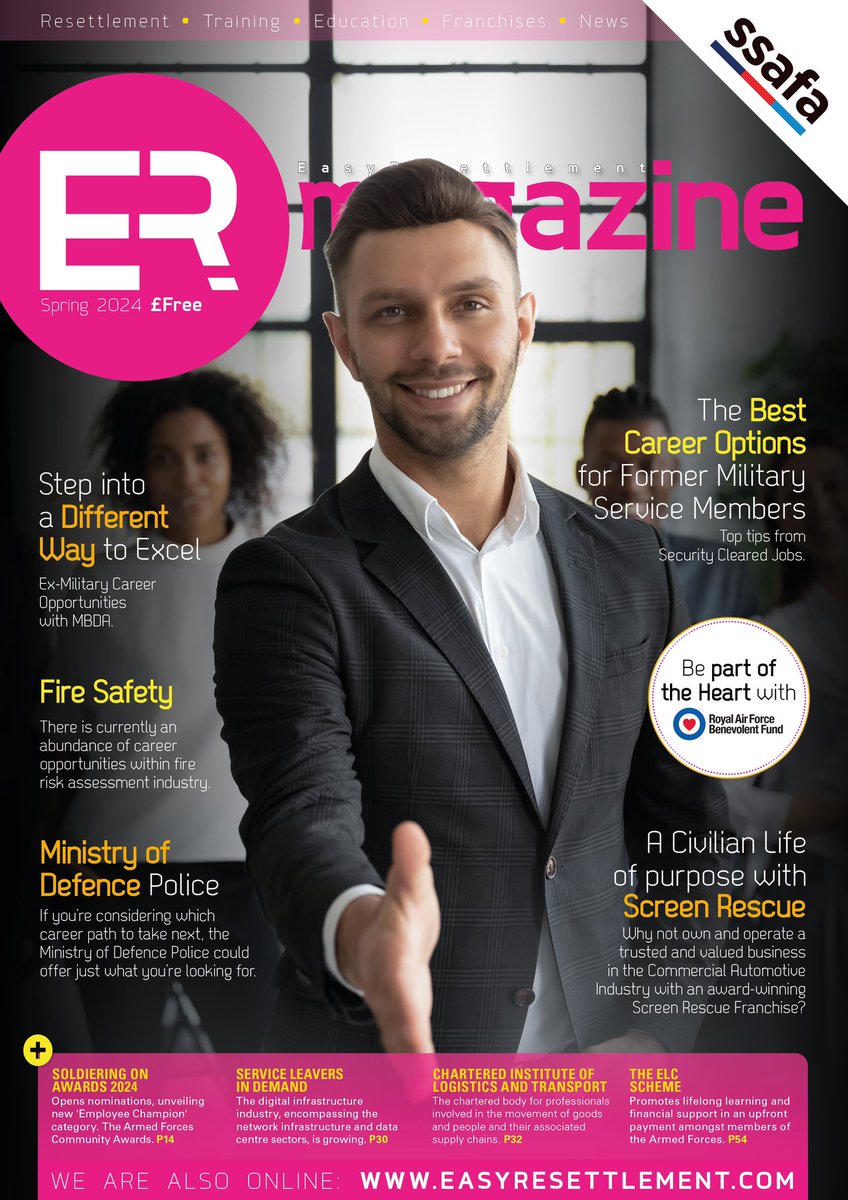 The Spring issue of Easy Resettlement is out now! Click the link to read this issue easyresettlement.com/magazine #army #britisharmy #veterans #armedforces #royalnavy #royalairforce