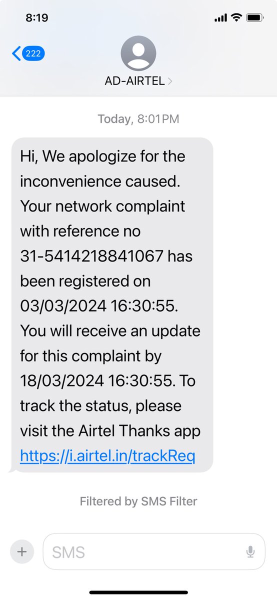 ⁦⁦<a href="/airtelindia/">airtel India</a>⁩ an issue with voice calls not working in a 10 day international plan will get resolved after 15 days when the plan is no longer valid.