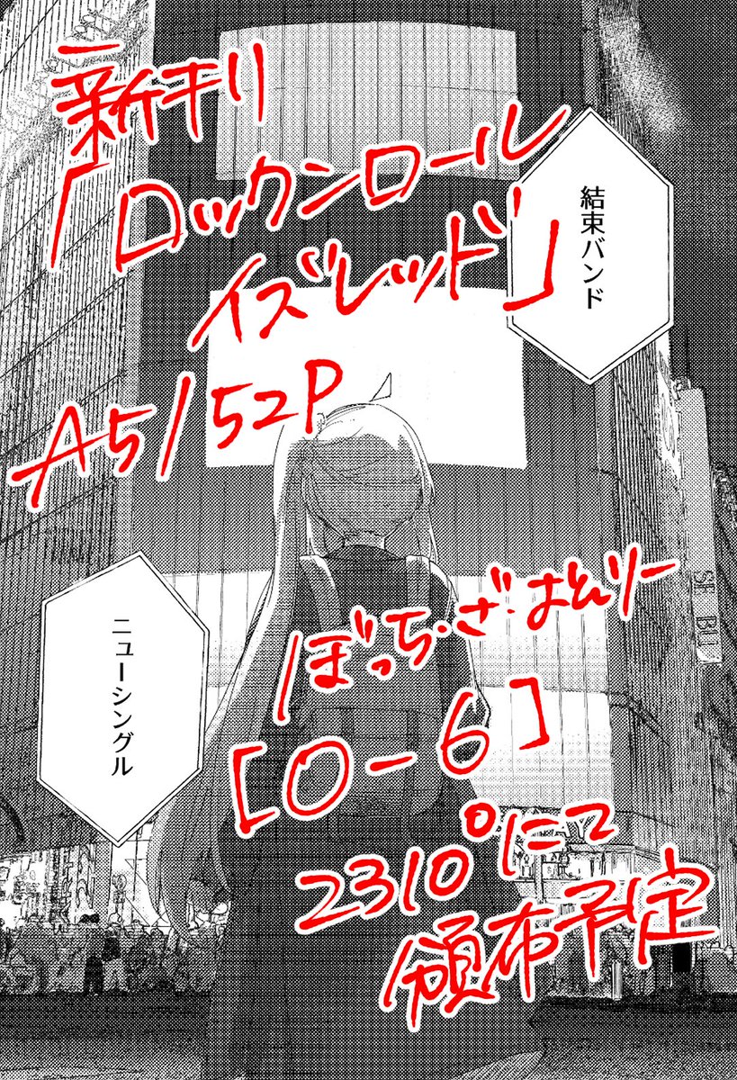 まだ執筆中でどうなるかわからないので値段も未定!応援たのむ 