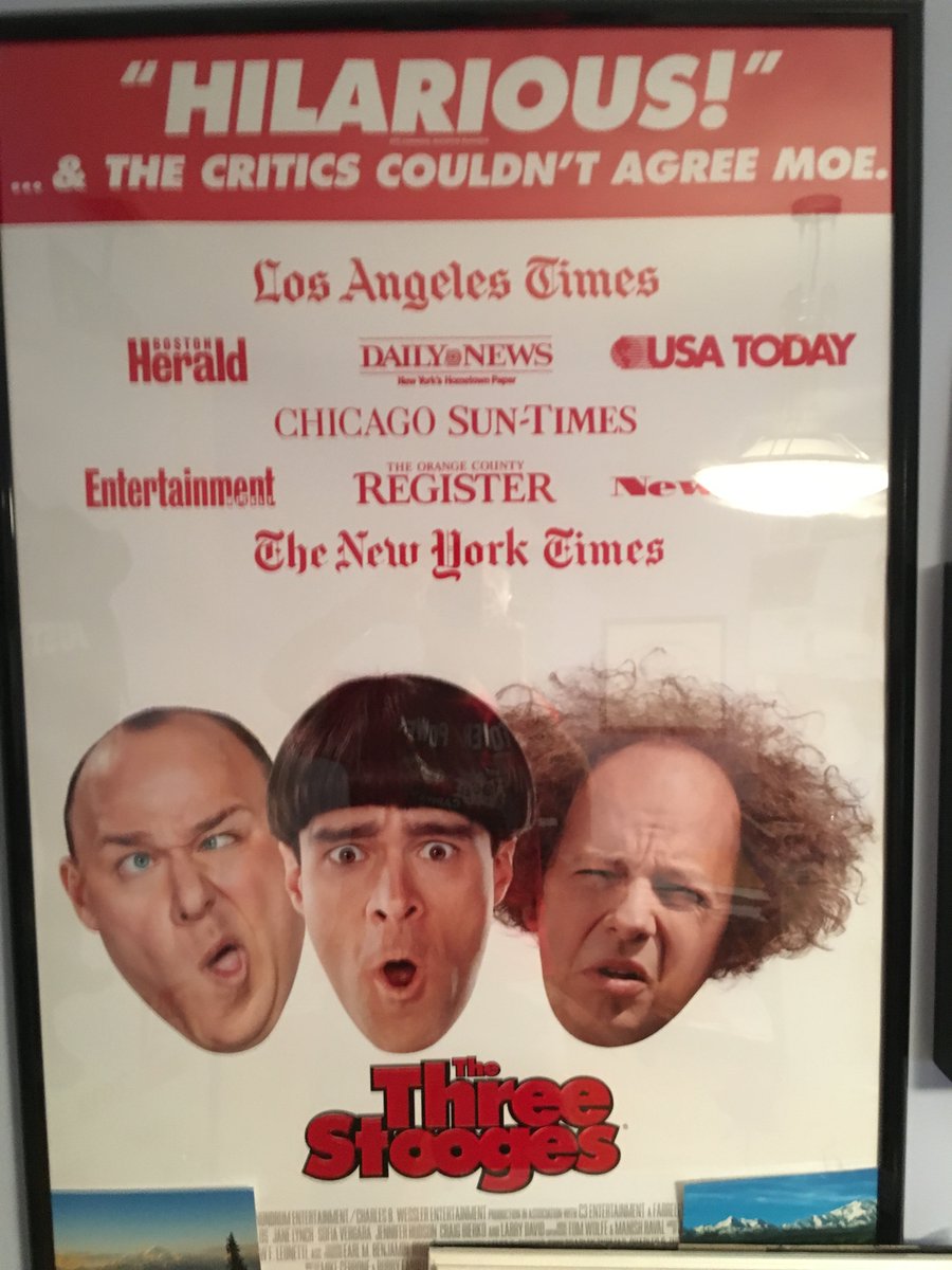 TheReal32159948's tweet photo. @grandstooge @thethreestooges 
This poster was on the wall of Mike Cerrone's office. Someday soon, we will make the second Three Stooges Movie. https://t.co/ypdp86WIHG