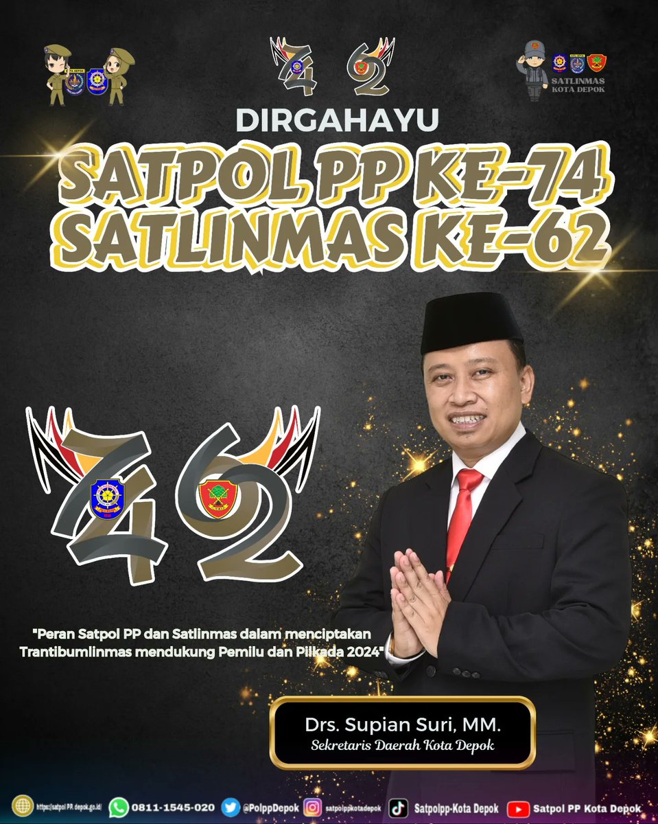 Satpol PP Kota Depok tweet media