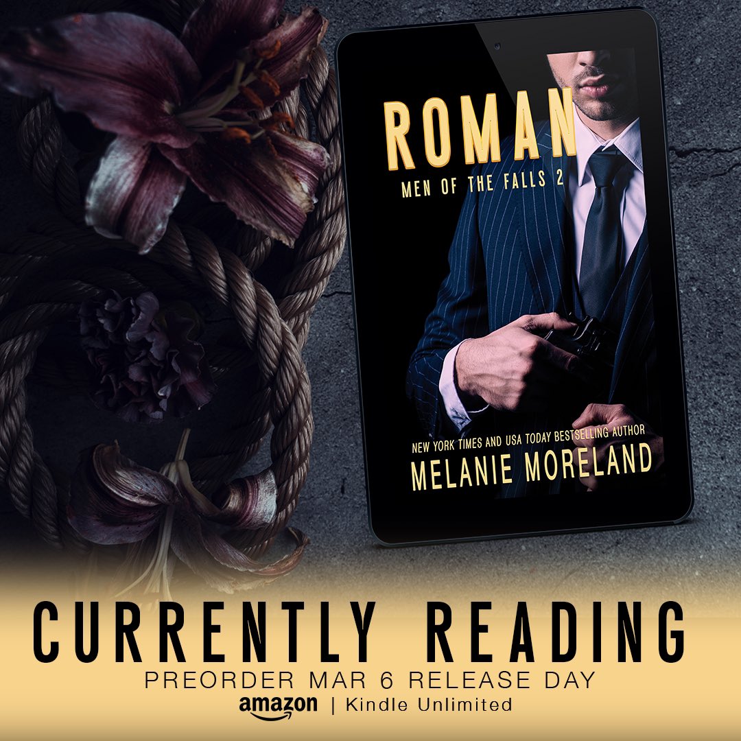 I have my ARC of Roman by @morelandmelanie! Follow me as I read 😉Preorder today! Roman: geni.us/Roman_MOTF

#melaniemoreland #RomanticSuspense #MafiaRomance #Whodidthistoyou