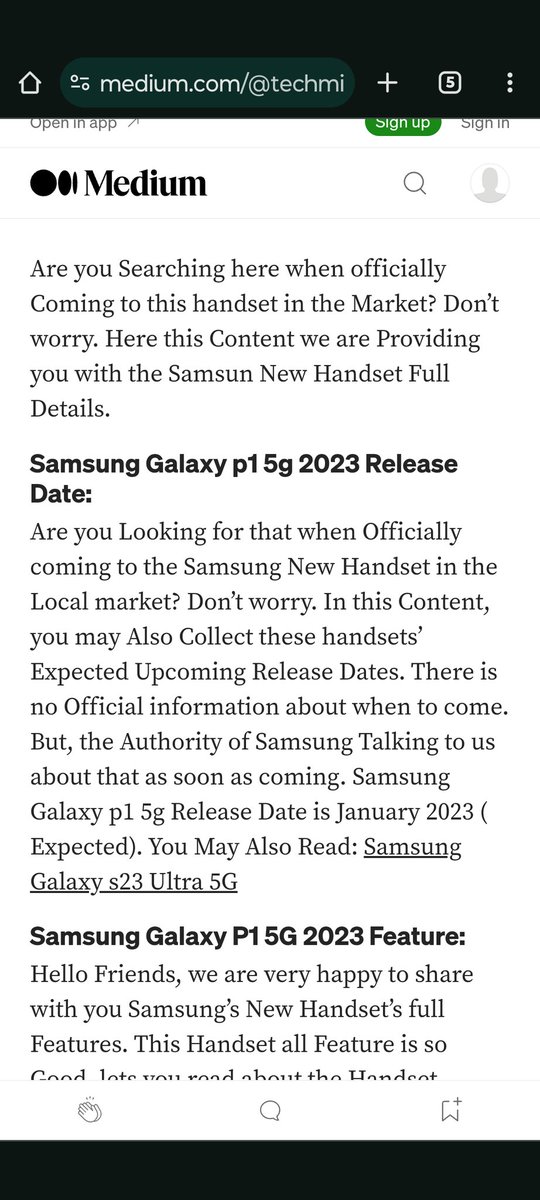 vladisusanu's tweet image. Was searching for galaxy p1. This is the first result in my area. From medium. Seriously #Google are you on drugs???? #hcu #helpfulcontent  #gobing