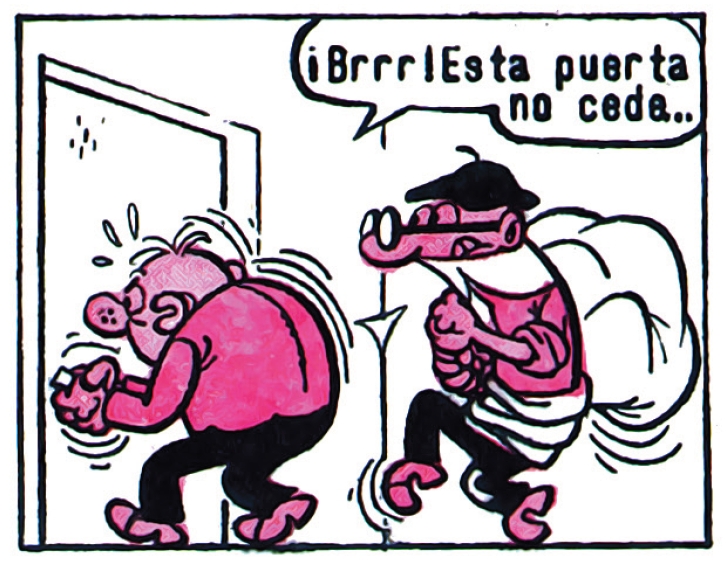 #Mortadelo disfrazado de mozo de cuerda. #Pulgarcito 1795 27 de septiembre de 1965