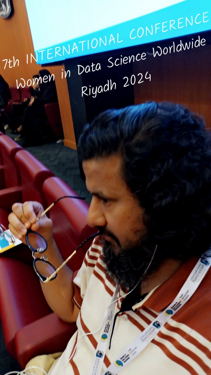 MohamedAlselham's tweet photo. "I am attending #WIDS 2024 PrinceSultan University @PSU_RUH @Wids_Worldwide https://t.co/kuncwKGaZ1