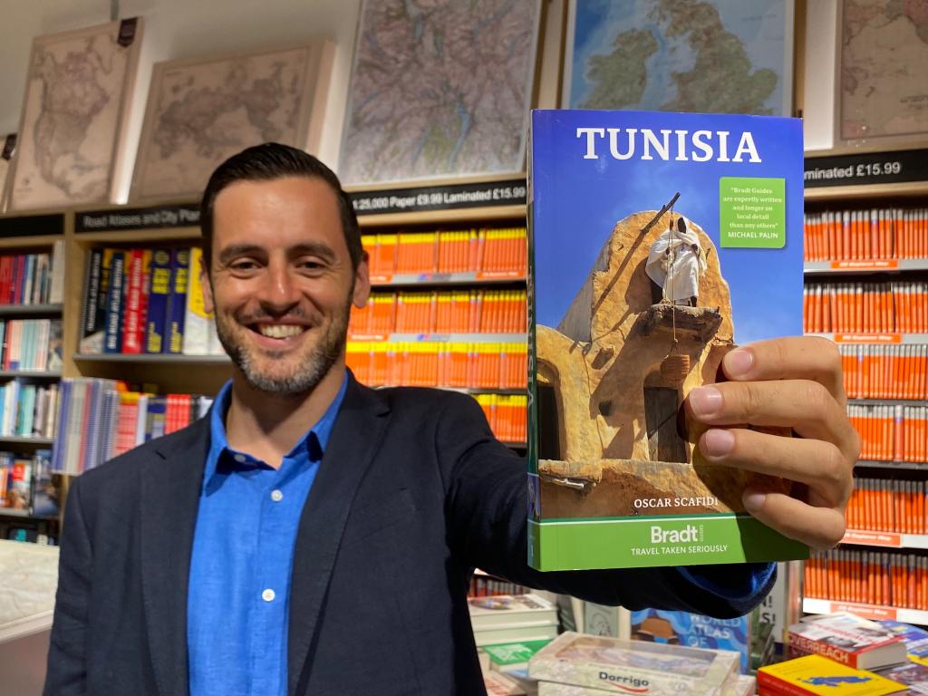 BradtTunisia's tweet photo. If you are thinking of visiting Tunisia, make sure you take along my indispensable @BradtGuides. 
408 pages, 51 maps, 45 colour photos, 100+ QR-coded videos.
Available worldwide today in print and e-book versions!
🇹🇳 🌞 ⛵🏝️ 🐪 🌊🧭 🇹🇳
https://t.co/mTPzrxUA42
#Tunisia
#Tunisie https://t.co/5iDfriGxOZ