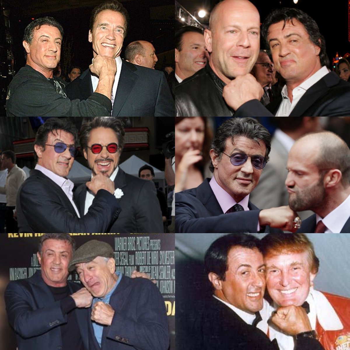 keeechan_0512's tweet image. 記念撮影でなぜかアッパーが好きなスタローン（笑）
#シルベスタースタローン #アーノルドシュワルツェネッガー #ロバートデニーロ #ロバートダウニーjr #ブルースウィリス #ドナルドトランプ #ジェイソンステイサム