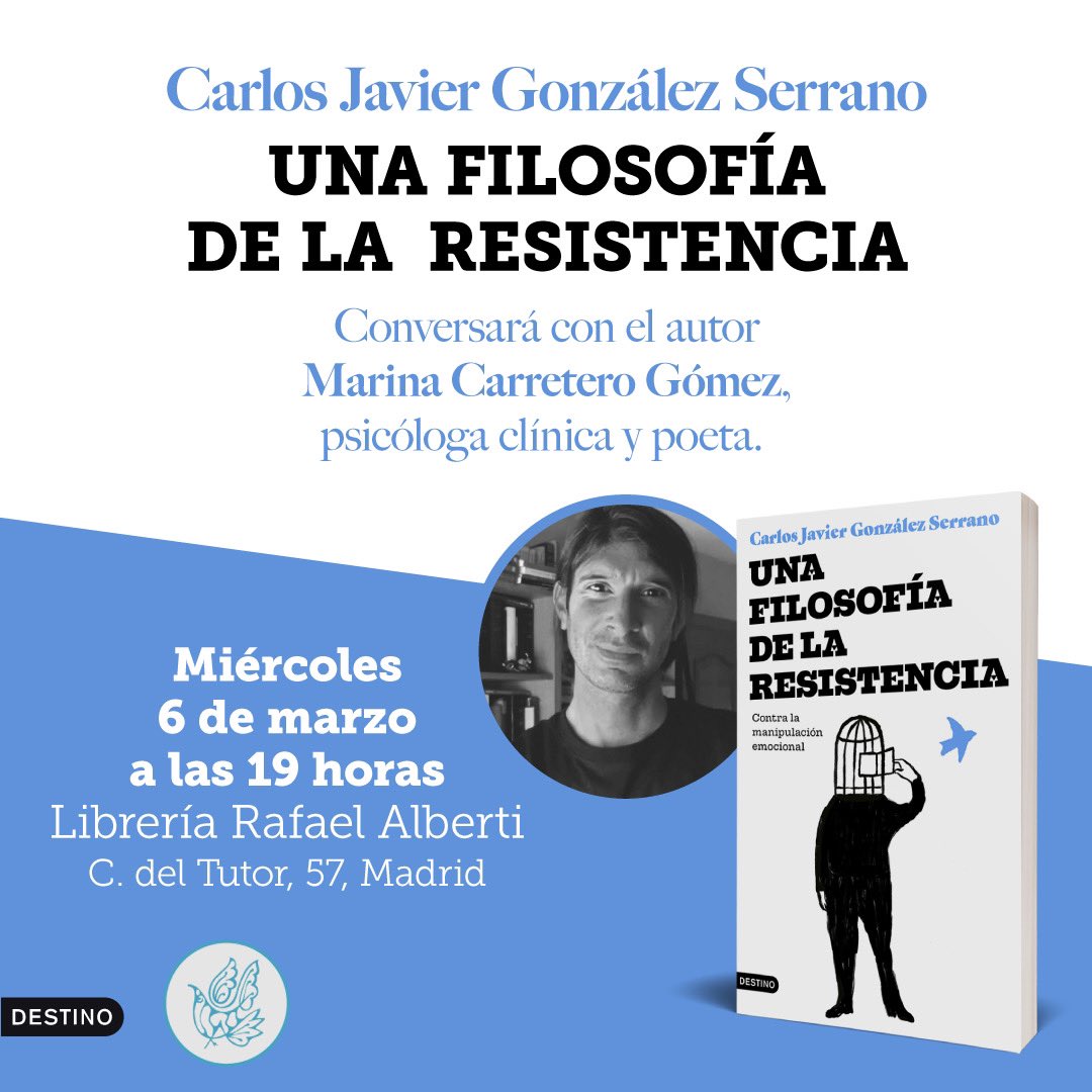 Aspirar_al_uno's tweet image. Si podéis, me haría mucha ilusión veros el miércoles en la presentación de mi nuevo libro en la librería Rafael Alberti, 19:00 h. Para compartir y crear comunidad de resistencia. “Cuando dejamos de pensar en lo que nos rodea, nos hacemos cómplices de lo que ocurre” (Simone Weil).