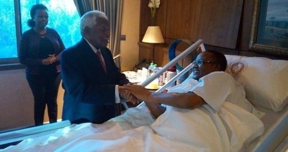 President Ali Hassan Mwinyi, who died on Thursday & was laid to rest yesterday, was a kindly man. When I was gunned down in Sept. '17 & rushed to Nairobi for treatment, Mzee Mwinyi & Mama Sitti came to The Nairobi Hospital to wish me speedy recovery. May he Rest in Eternal Peace!