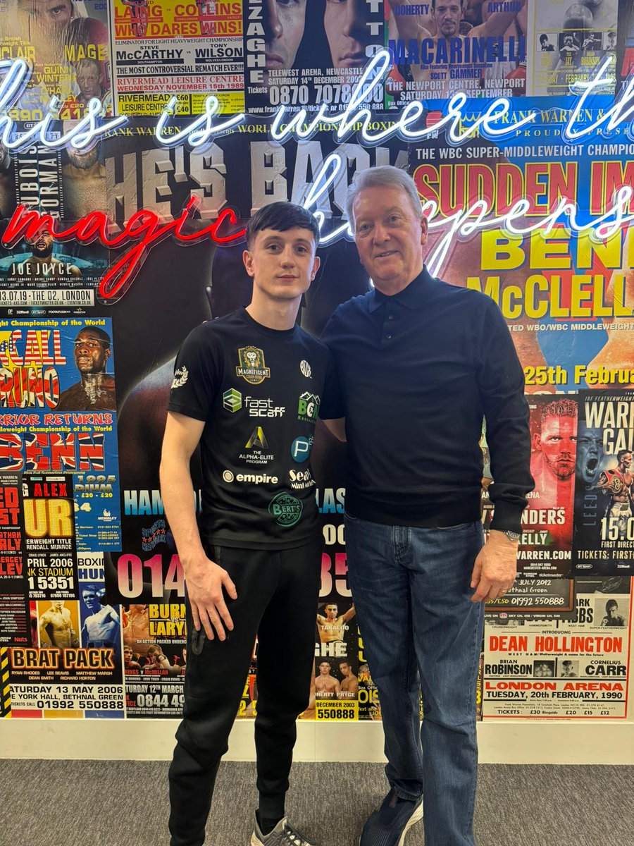 * New Signing * @cq_magnificent has signed a long term contract with @FrankWarren & @Queensberry Quinn, was first put on the radar of Frank's attention by @RealCFrampton and he has sealed the deal after being impressed with what he saw The 'Magic Man' @MARKHDUNLOP delivers…