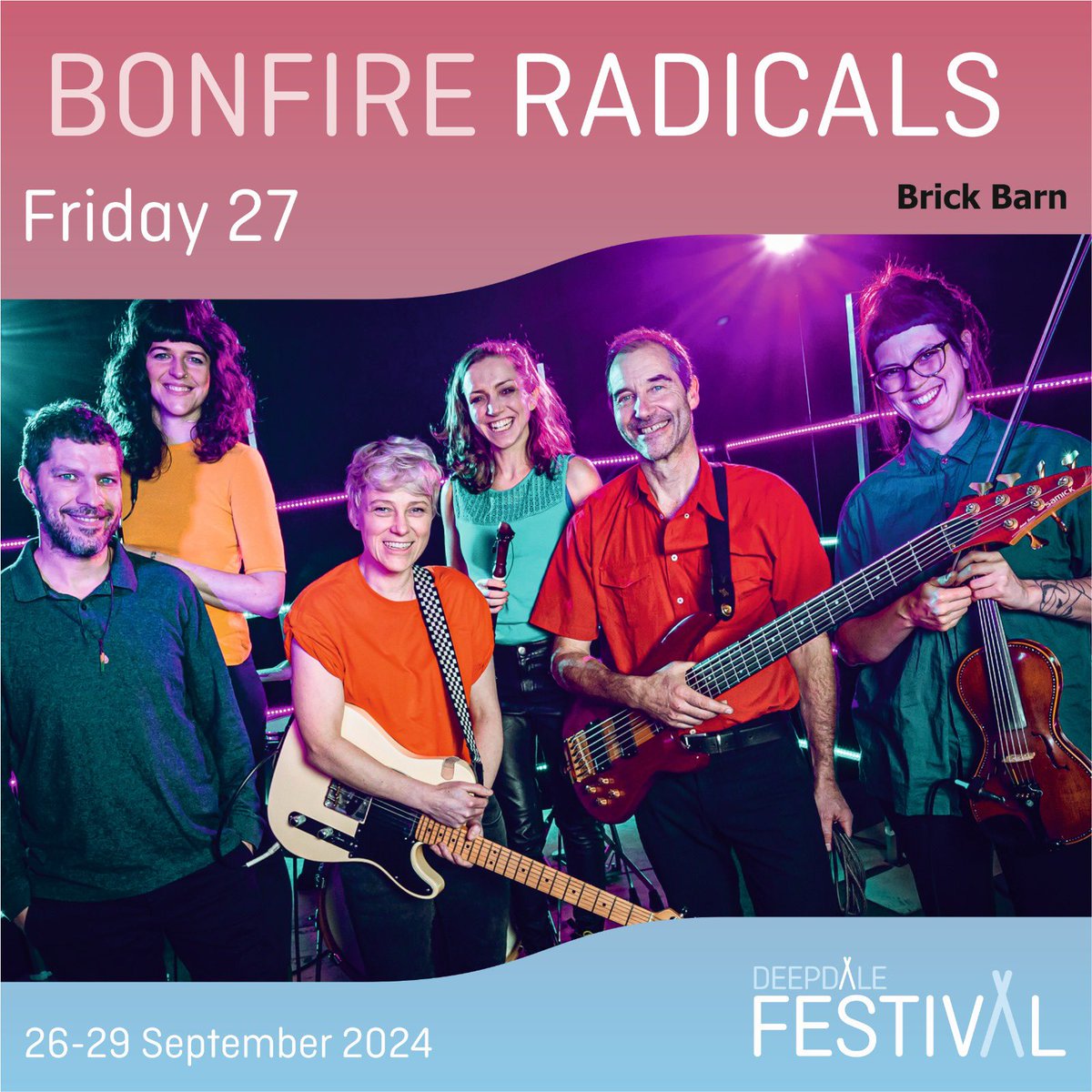 @bonfireradicals at Deepdale Festival this September!! 🔥 deepdalefestival.co.uk