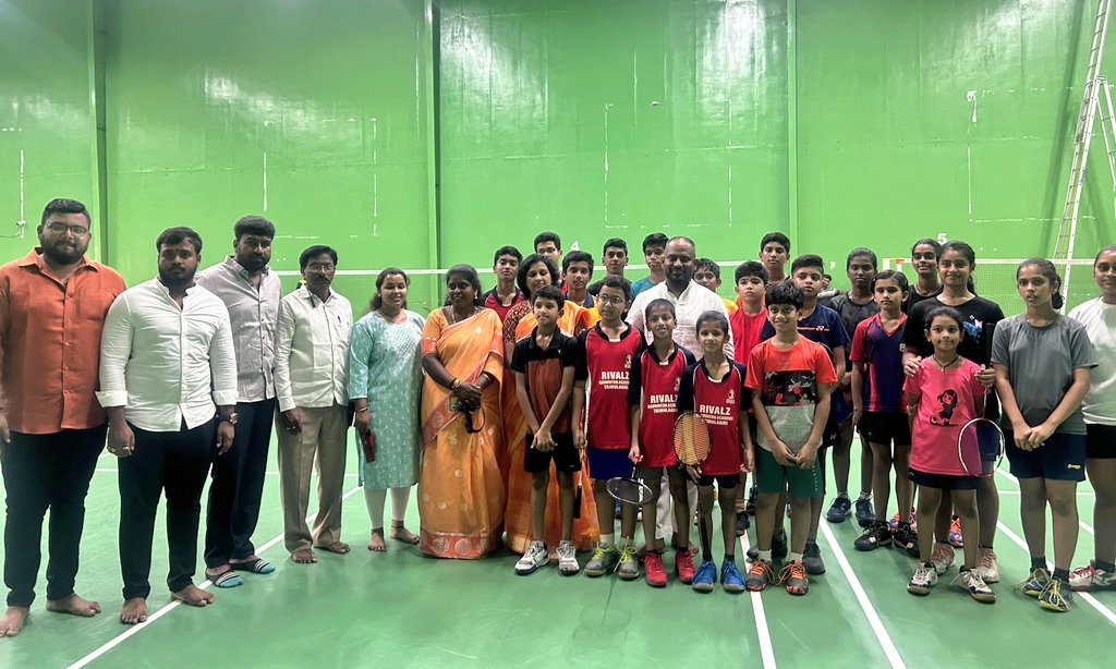 Today, I attended the Junior #BadmintonTournament at Sportive Academy, Macha Bollarum.

Witnessing the talent and enthusiasm of young shuttlers in the Under-11, Under-13, and Under-15 categories for both boys and girls was truly inspiring.

A hearty applause to these young