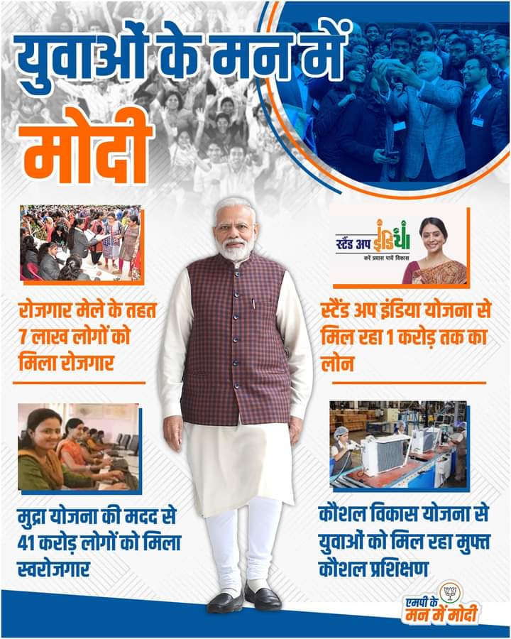 grSnatani's tweet photo. मोदी सरकार में युवाओं का बढ़ रहा है सम्मान
#ModiIsMust 
अबकी बार 400 पार https://t.co/FGmDKw2sTw