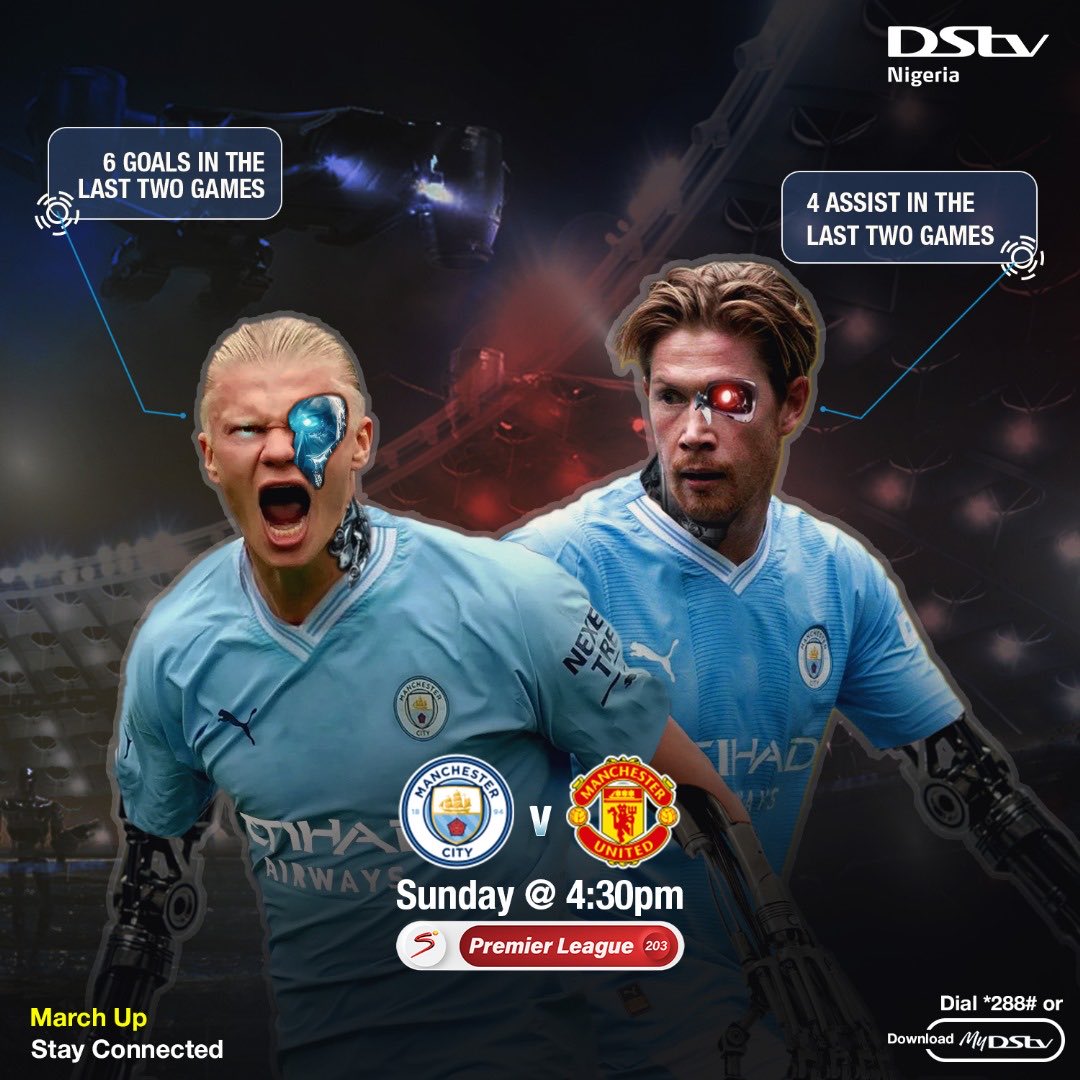 Sawadinho1's tweet image. @premierleague @ManCity v @ManUtd - 4:30pm

Don&apos;t miss #PidginCommentary on the @SuperSportTV for the #ManchesterDerby 

@DStvNg