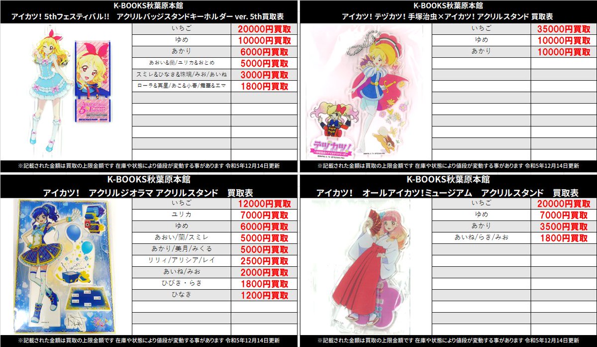 買取情報】 アイカツ！シリーズ #買取akbkbアイカツ テヅカツ！ オール 
