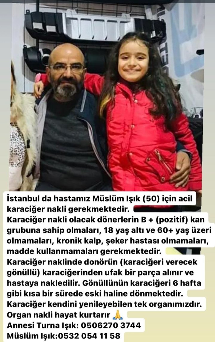Sayın cumurbaşkanım eşimin durumu cok kötü acil karaciger nakli olması gerek hafısazı gitti hastalıktan dolayı lüften bize yardım ellerinizi uzattın yalvarıyorum