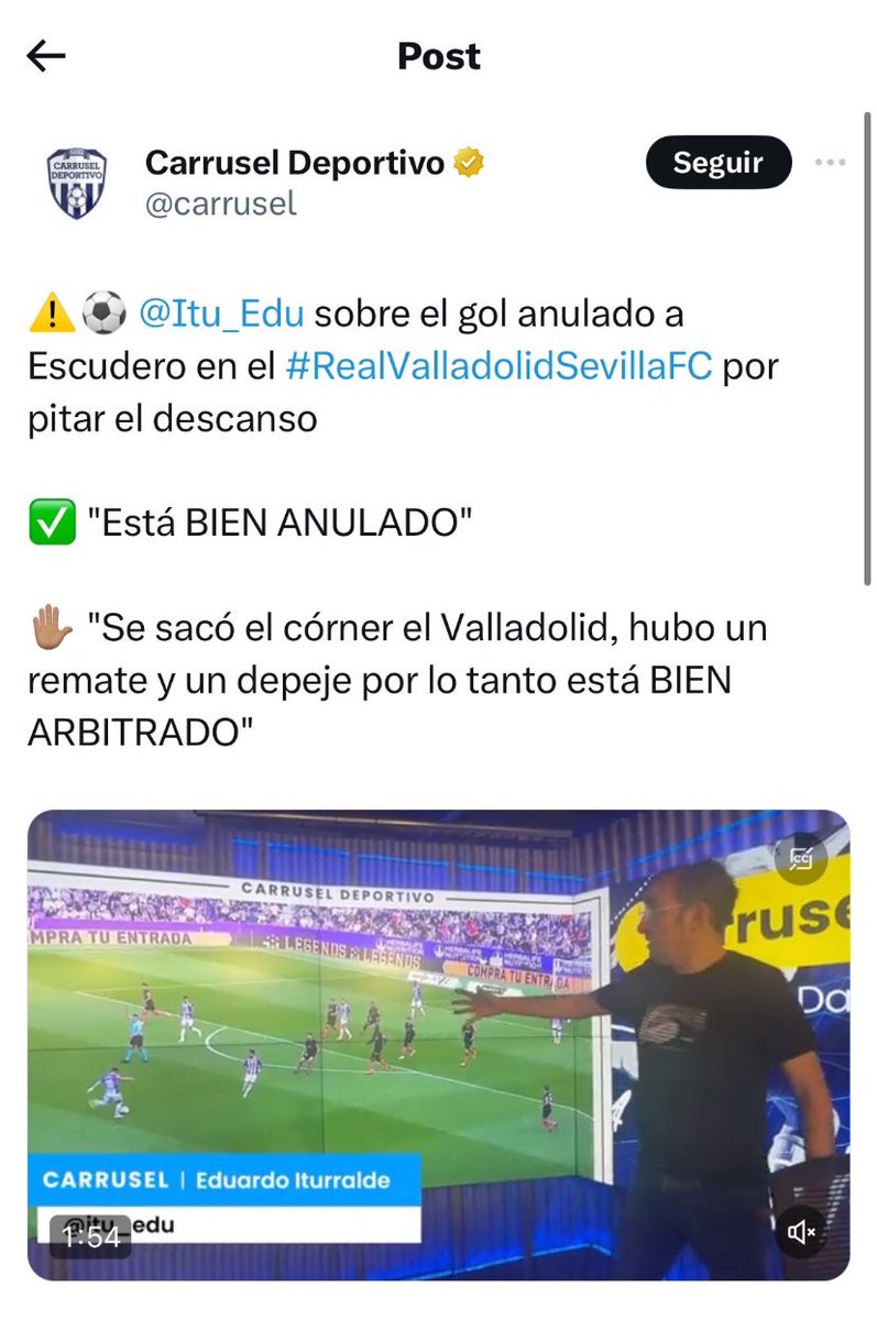 GritoPucelano's tweet photo. CUANDO SE LO HACEN AL REAL VALLADOLID VS CUANDO SE LO HACEN AL REAL MADRID

LO TUYO ES DE SER UN SINVERGÜENZA @itu_edu https://t.co/ojUV8LTZYT