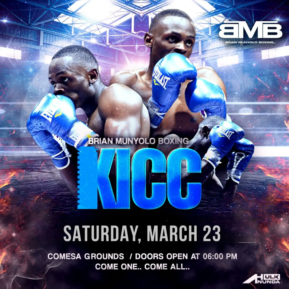 Saturday, March 23rd

MAIN EVENT 

Okwiri  vs  Mwankemwa ( Tittle Fight)

#Boxing #BoxingAfrica