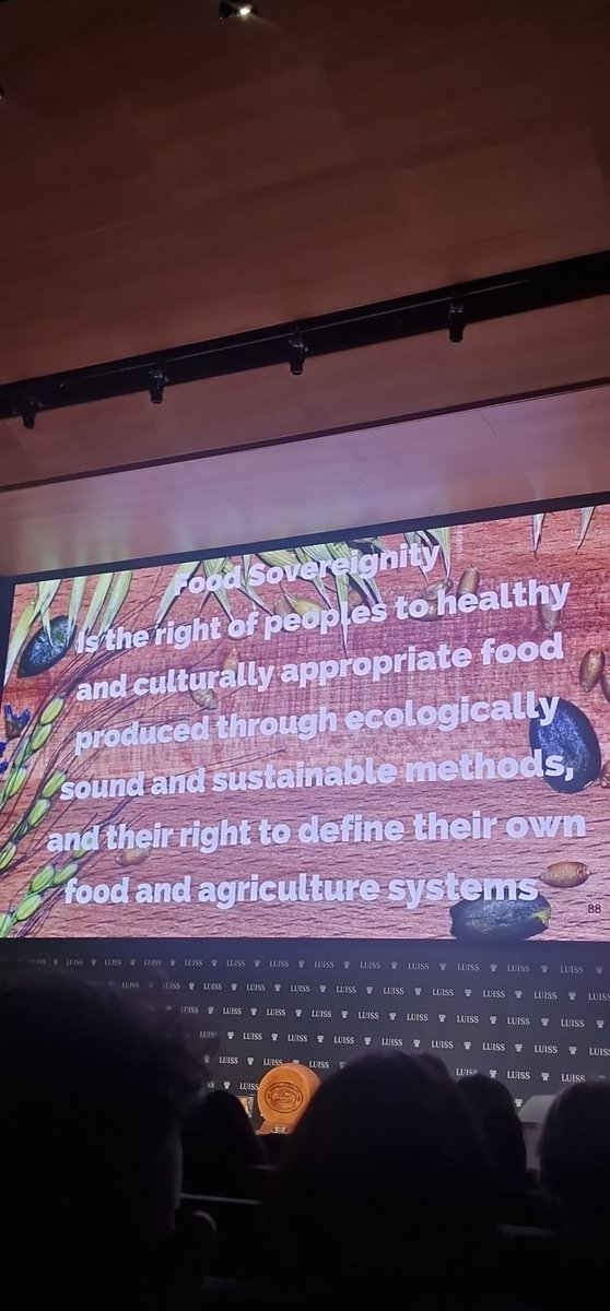 Food sovereignty is not the same thing as food security, but it holds equal importance; particularly to Indigenous peoples and land workers throughout the world. #ParabereForumROMA