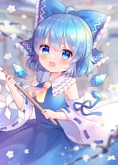チルノちゃんのタペストリーを再入荷&amp;新しく作りました3種類あります よろしくお願いします! 