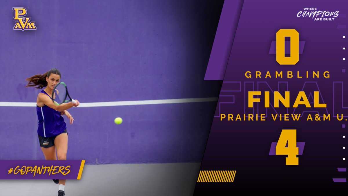 PVAMUWTENN: Prairie View A&M women's tennis take a 4-0 win over the Grambling State Tigers. They will return to action for the second SWAC Pod in Jackson, Miss. #WhereChampionsAreBuilt #ExcellenceLivesHere