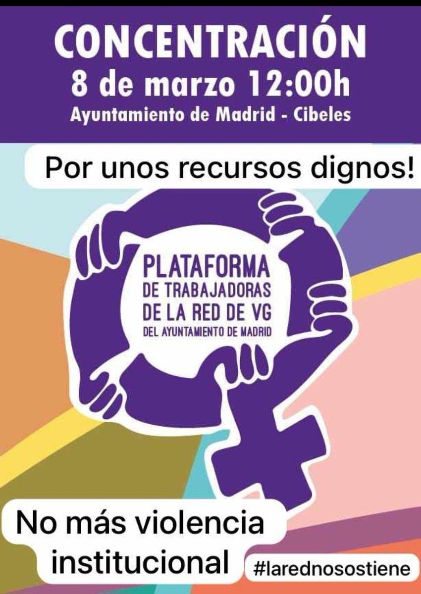 Trabajadoras Red de Violencia de Género de Madrid tweet media