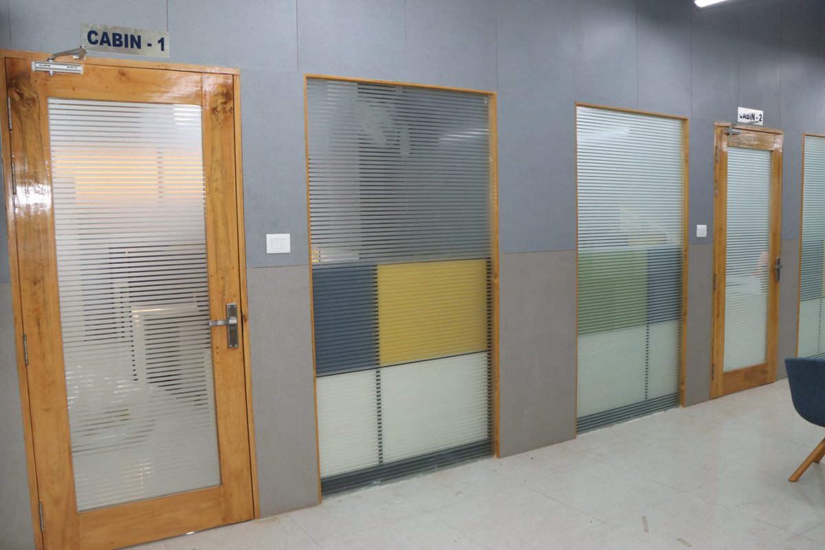 Some images of IT space prepared by BIADA, which will be rented to HCL Tech. I think it can match any good IT office.