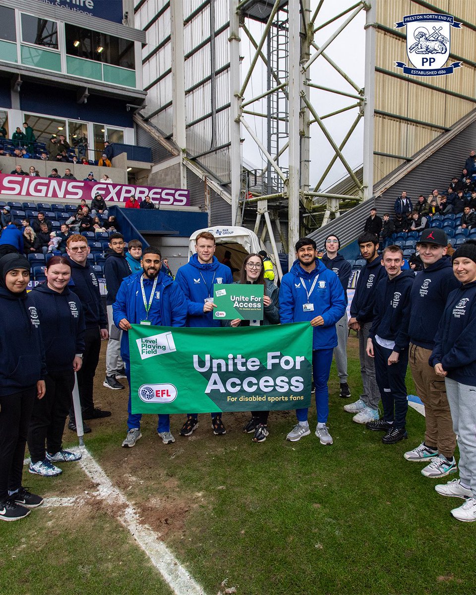 pnefc's tweet image. Proud to support the #UniteForAccess campaign. 💙

#pnefc | #OneNorthEnd
