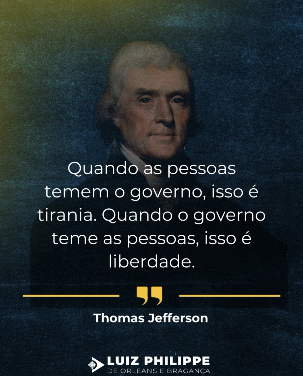 Baseando-se na definição de regime autoritário de Thomas Jefferson, podemos dizer que o Brasil é um país livre?