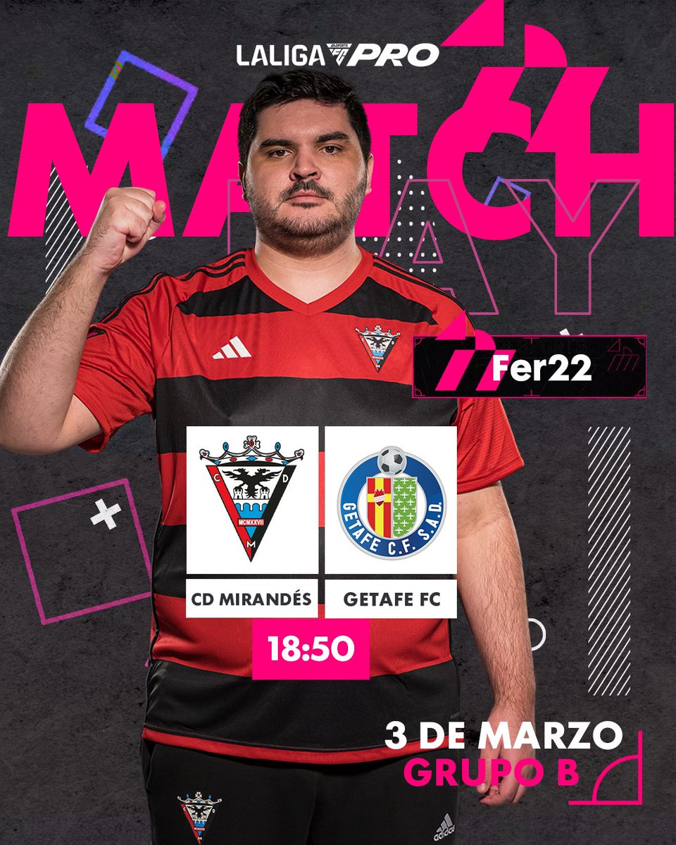 CDMirandes's tweet photo. ๐ฅ๐ฎ ยกHoy tambiรฉn juega nuestro #CDMeSports!
Segunda jornada de @laliga_fcpro
@fer22ct ๐ค๐ป๐ค๐ป @lewiskiller
#LALIGAFCPro https://t.co/aFzFiIC7OK